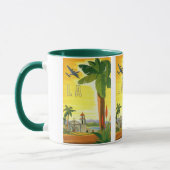 ヴィンテージロサンゼルス、カリフォルニア州ミッションwith Palm マグカップ (左)