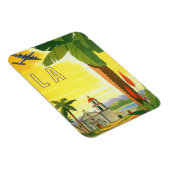 ヴィンテージロサンゼルス、カリフォルニア州ミッションwith Palm マグネット (右側)