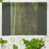 ヴィンテージロサンゼルス・カリフォルニア・リバーの地図 キッチンタオル (折り畳み)