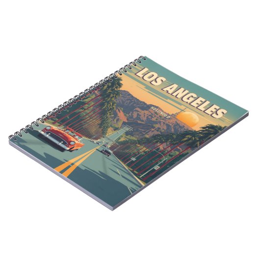 ヴィンテージロサンゼルス ノートブック (左側)
