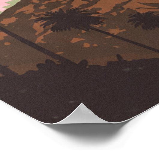 ヴィンテージロサンゼルス ポスター (角)