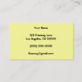 ヴィンテージロサンゼルス 名刺 (裏面)