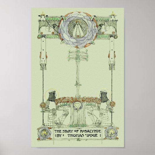 ヴィンテージロザリンドカバーアートバイジェシー・マリオンキング ポスター (正面)