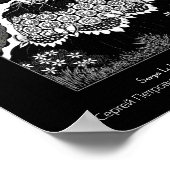 ヴィンテージロシアのアールヌーボー女王とキューピッド ポスター (角)