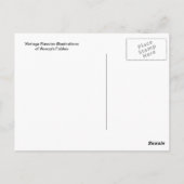 ヴィンテージロシアのイラスト、イソップ寓話10 ポストカード (裏面)