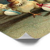 ヴィンテージロシアのイースター（列車） ポスター (角)