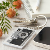 ヴィンテージロシアのカメラZモノグラムDsAK キーホルダー (正面右)