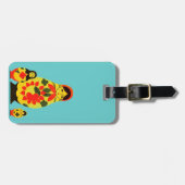 ヴィンテージロシアのロシアシックなマトリヨシュカドール ラゲッジタグ (正面横)