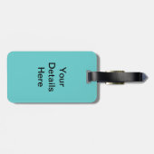 ヴィンテージロシアのロシアシックなマトリヨシュカドール ラゲッジタグ (裏面横)