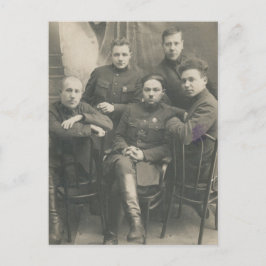 ヴィンテージロシアの兵 ポストカード