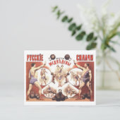 ヴィンテージロシアの線虫 ポストカード (スタンド正面)