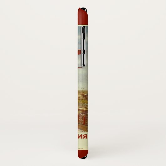 ヴィンテージロシアの航空名前をカスタムするの電話ケース Case-Mate iPhoneケース (裏面/左)