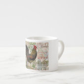 ヴィンテージロスタフランスのーコラージファームペット エスプレッソカップ (正面右)