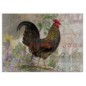 ヴィンテージロスタフランスのーコラージファームペット カッティングボード (正面)