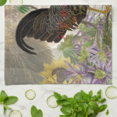 ヴィンテージロスタフランスのーコラージファームペット キッチンタオル (折り畳み)