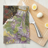 ヴィンテージロスタフランスのーコラージファームペット キッチンタオル (四つ折り)