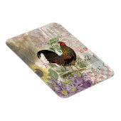 ヴィンテージロスタフランスのーコラージファームペット マグネット (右側)