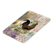 ヴィンテージロスタフランスのーコラージファームペット マグネット (左側)