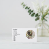 ヴィンテージロスタフランスのーコラージファームペット 名刺 (スタンド正面)