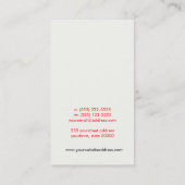 ヴィンテージロスターイラストレーション 名刺 (裏面)