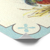 ヴィンテージロスタープリント ポスター (角)