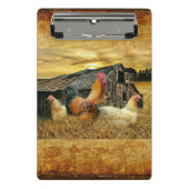 ヴィンテージロスターヘンズバ素朴ンクープ ミニクリップボード (正面)