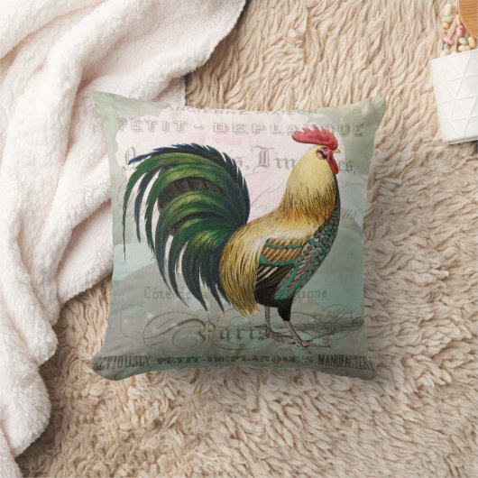 ヴィンテージロスター装飾用クッション クッション (ブランケット)