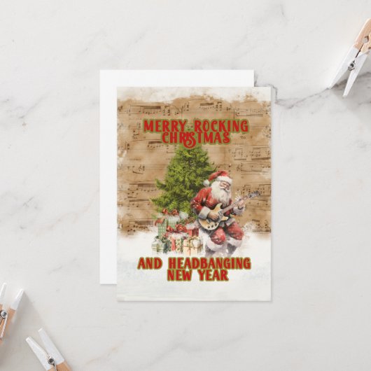 ヴィンテージロッカー長方形折り畳みカード (正面/裏面インサイチュ)