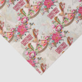 ヴィンテージロッキングホースのクリスマス挨拶パターン 薄葉紙 (詳細)