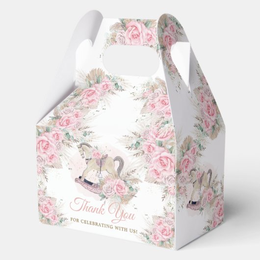 ヴィンテージロッキングホースパンパベビーピンクフローラ フェイバーボックス (裏面)