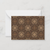 ヴィンテージロッキングホース札 ノートカード (裏面)