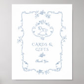 ヴィンテージロッキングホース陳腐カードとギフト ポスター (正面)