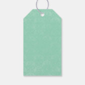 ヴィンテージロッキング馬とフローラブーケ誕生日 ギフトタグ (裏面)