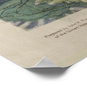 ヴィンテージロッキー山脈国立公園の地図(1915) ポスター (角)