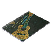 ヴィンテージロックギタープレイヤーアートワーク ノートブック (左側)