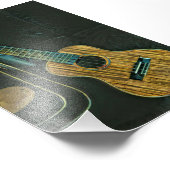 ヴィンテージロックギタープレイヤーアートワーク フォトプリント            (角)