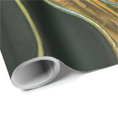 ヴィンテージロックギタープレイヤーアートワーク ラッピングペーパー (ロールコーナー)