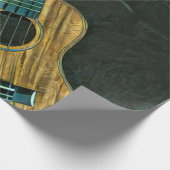 ヴィンテージロックギタープレイヤーアートワーク ラッピングペーパー (角)