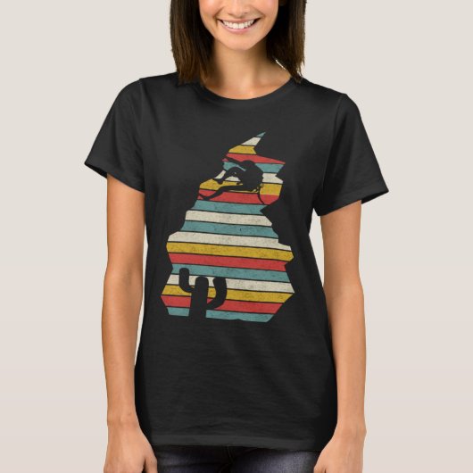 ヴィンテージロッククライマーマウンテンクライマーハイキング Tシャツ (正面)