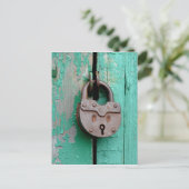 ヴィンテージロックグリーンドア ポストカード (スタンド正面)