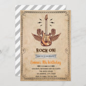 ヴィンテージロックスター招待 サンキューカード (正面/裏面)