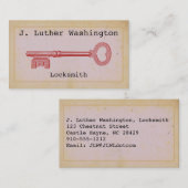 ヴィンテージロックスミスプロフェッショナル名刺 名刺 (正面/裏面)