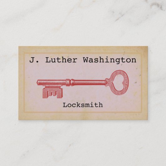 ヴィンテージロックスミスプロフェッショナル名刺 名刺 (正面)