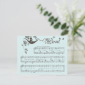 ヴィンテージロックバイ赤ちゃんシャワー招待状 招待状 (スタンド正面)