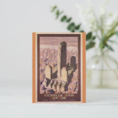 ヴィンテージロックフェラーセンターニューヨークシティトラベル ポストカード (スタンド正面)