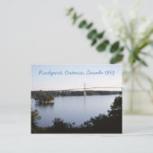 ヴィンテージロックポートオンタリオ州ハガキ ポストカード (スタンド正面)