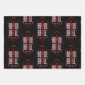 ヴィンテージロックンロール ラッピングペーパーシート (正面3)