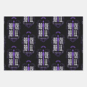 ヴィンテージロックンロール ラッピングペーパーシート (正面2)