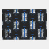 ヴィンテージロックンロール ラッピングペーパーシート (正面)