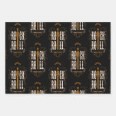 ヴィンテージロックンロール ラッピングペーパーシート (正面3)